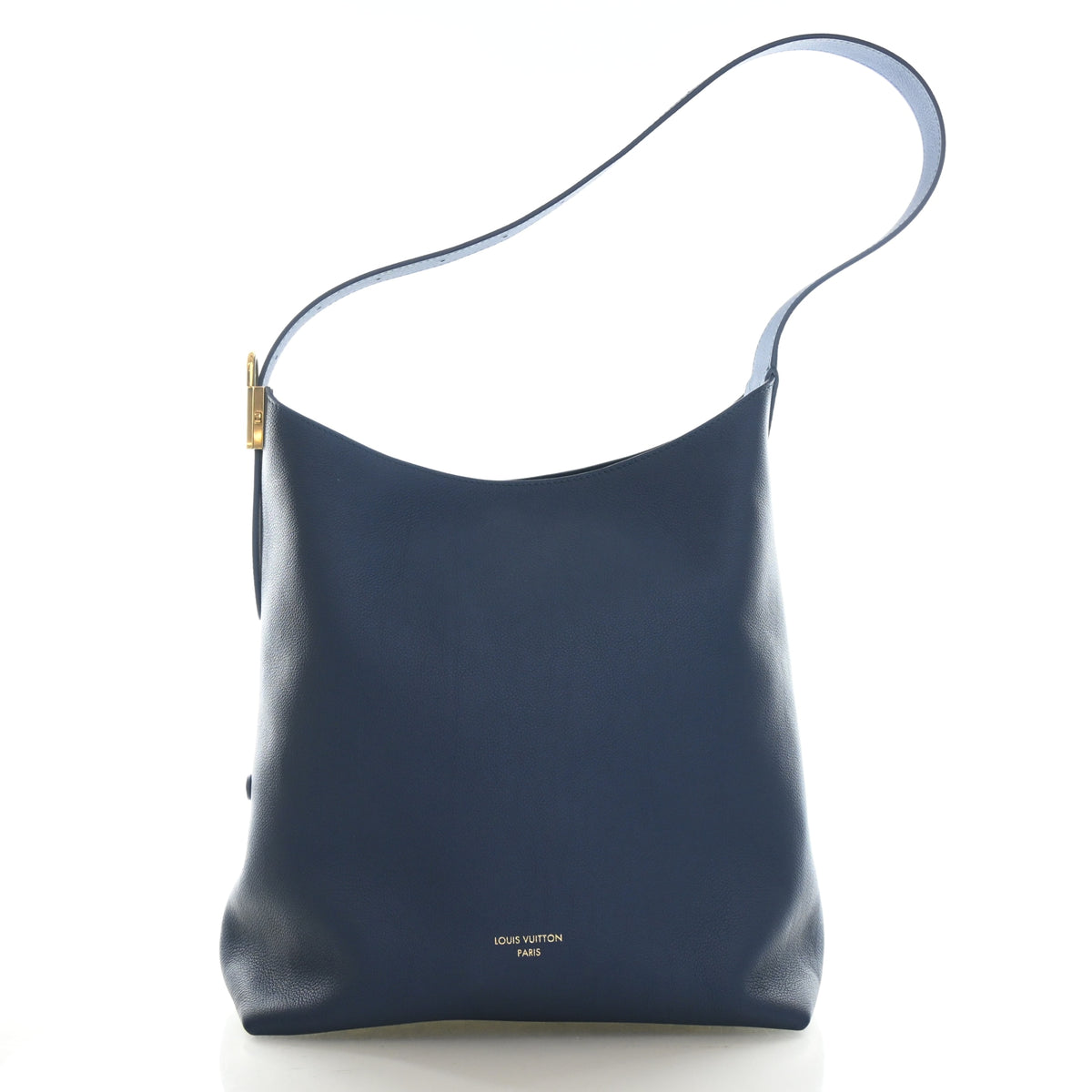 Pre-Owned Louis Vuitton Hobo MM Calfskin Lowkey, front view