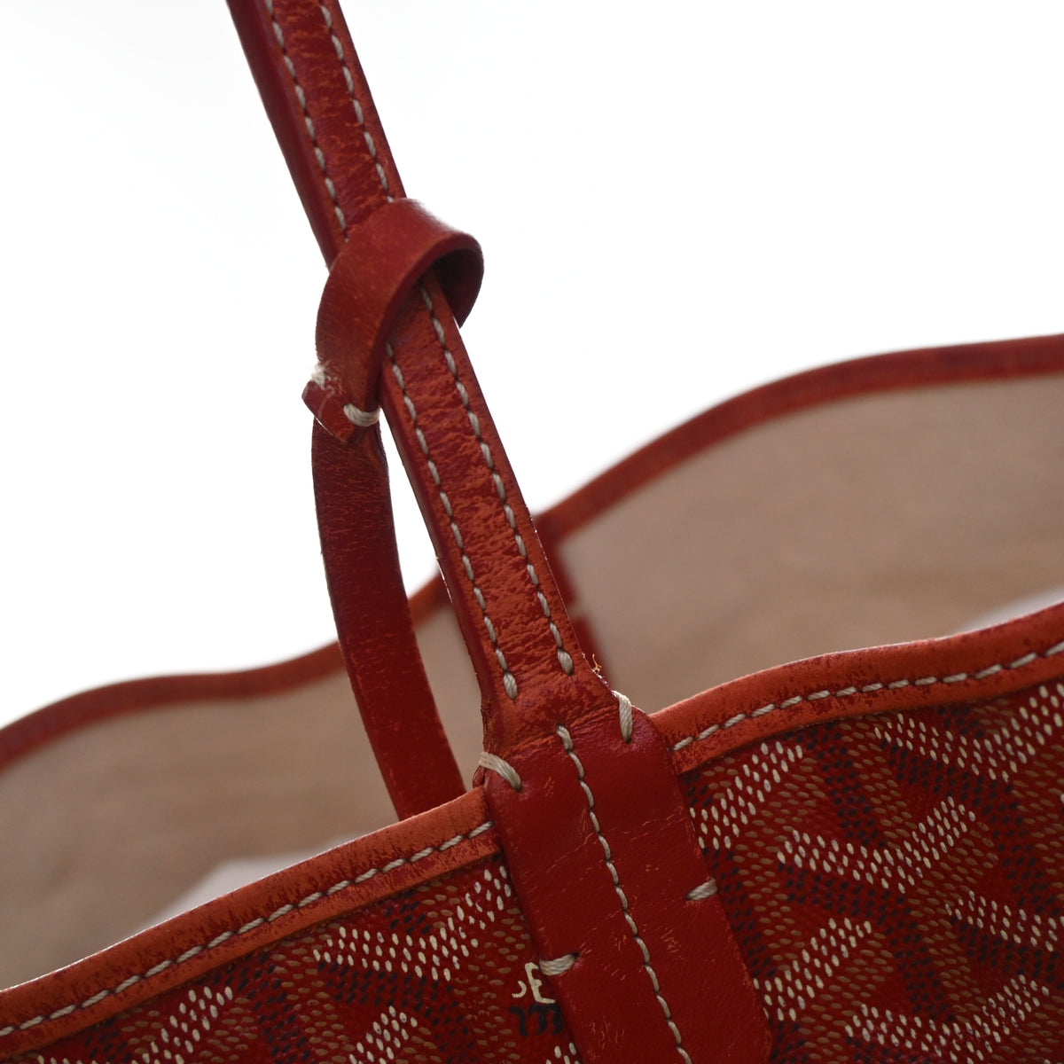 Pre-Owned Goyard PM Goyardine St. Louis, detail view