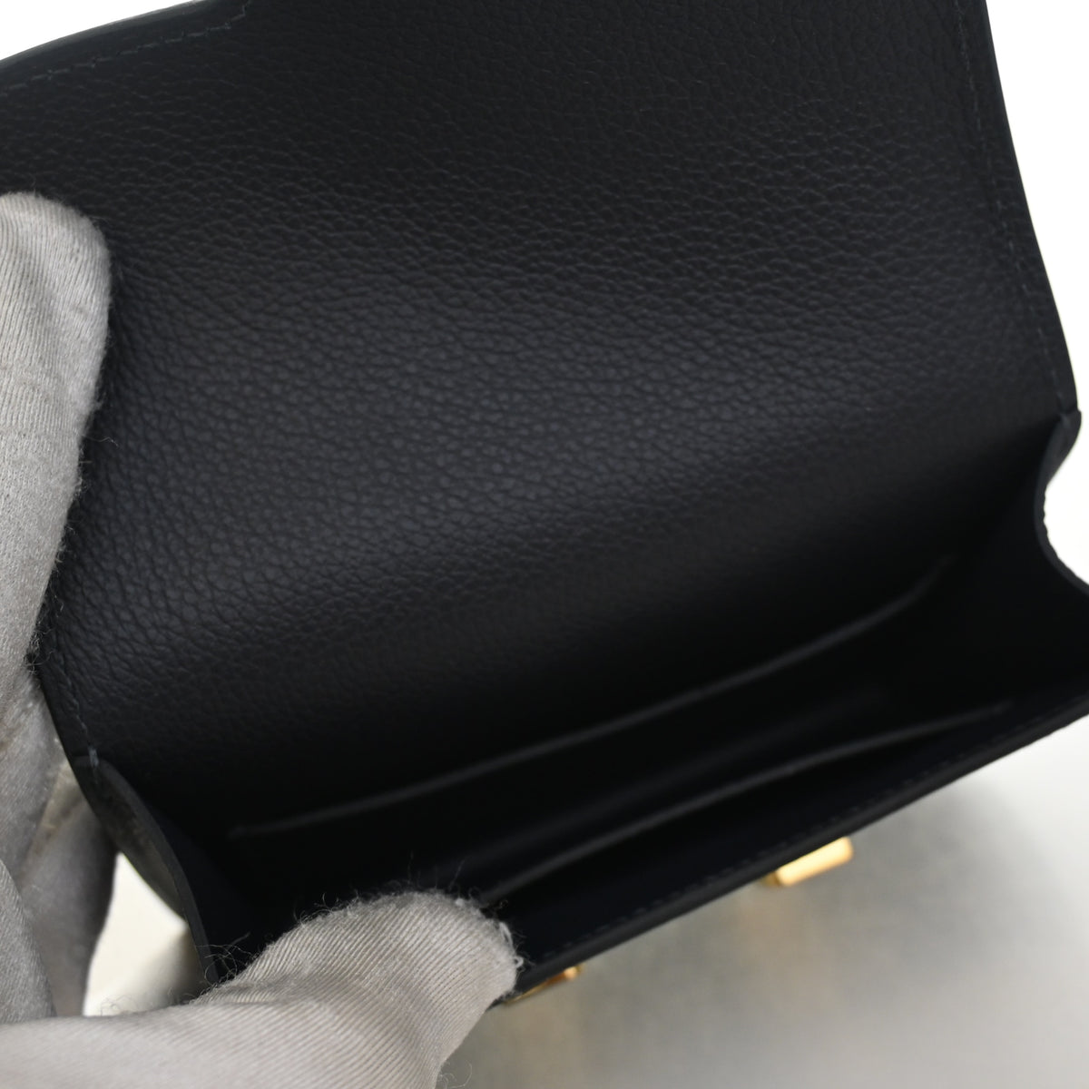 Hermes Bleu Indigo Evercolor Constance Slim Wallet, photo 11 of 12
