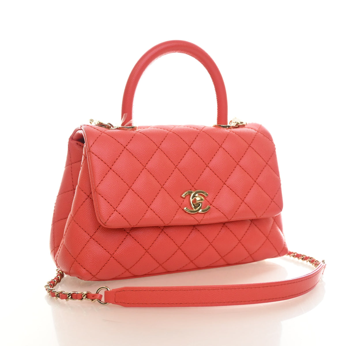 Chanel Small Caviar Coco Handle Bag, photo 2 of 15