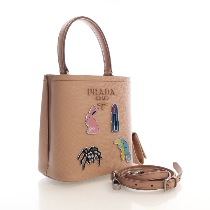 Prada Small Panier Saffiano Leather Bag