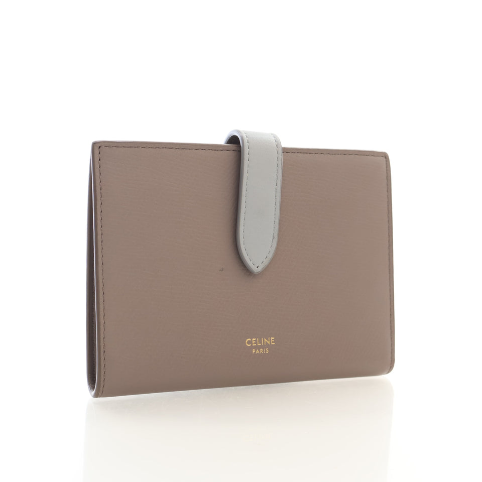 Celine Calfskin Medium Strap Wallet