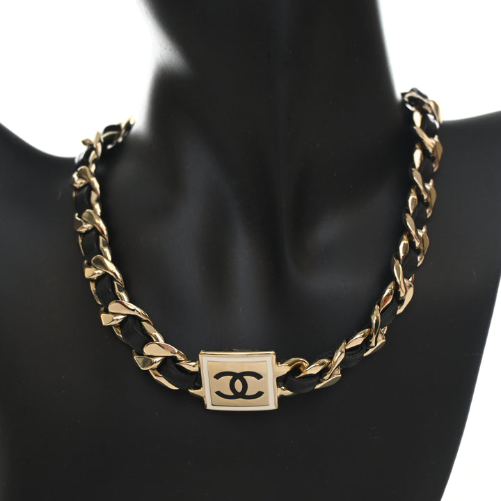 Chanel CC Square Choker Necklace