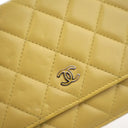 Chanel Yellow Lambskin Wall...