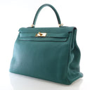 Hermes Malachite Togo Kelly 35