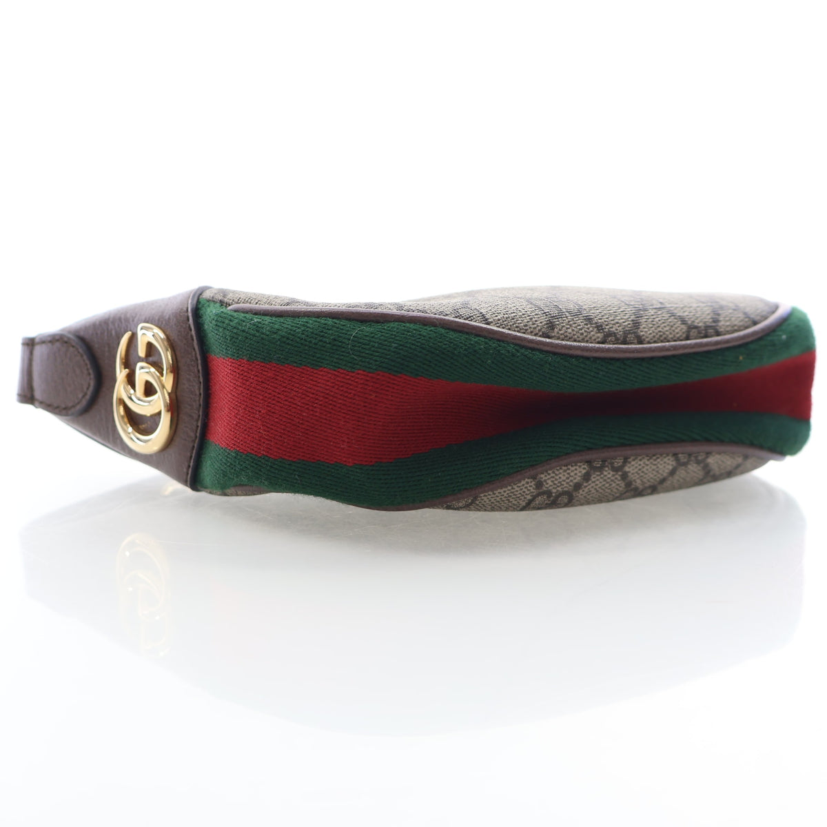 Gucci Mini GG Supreme Ophidia Half Moon Hobo, photo 5 of 16