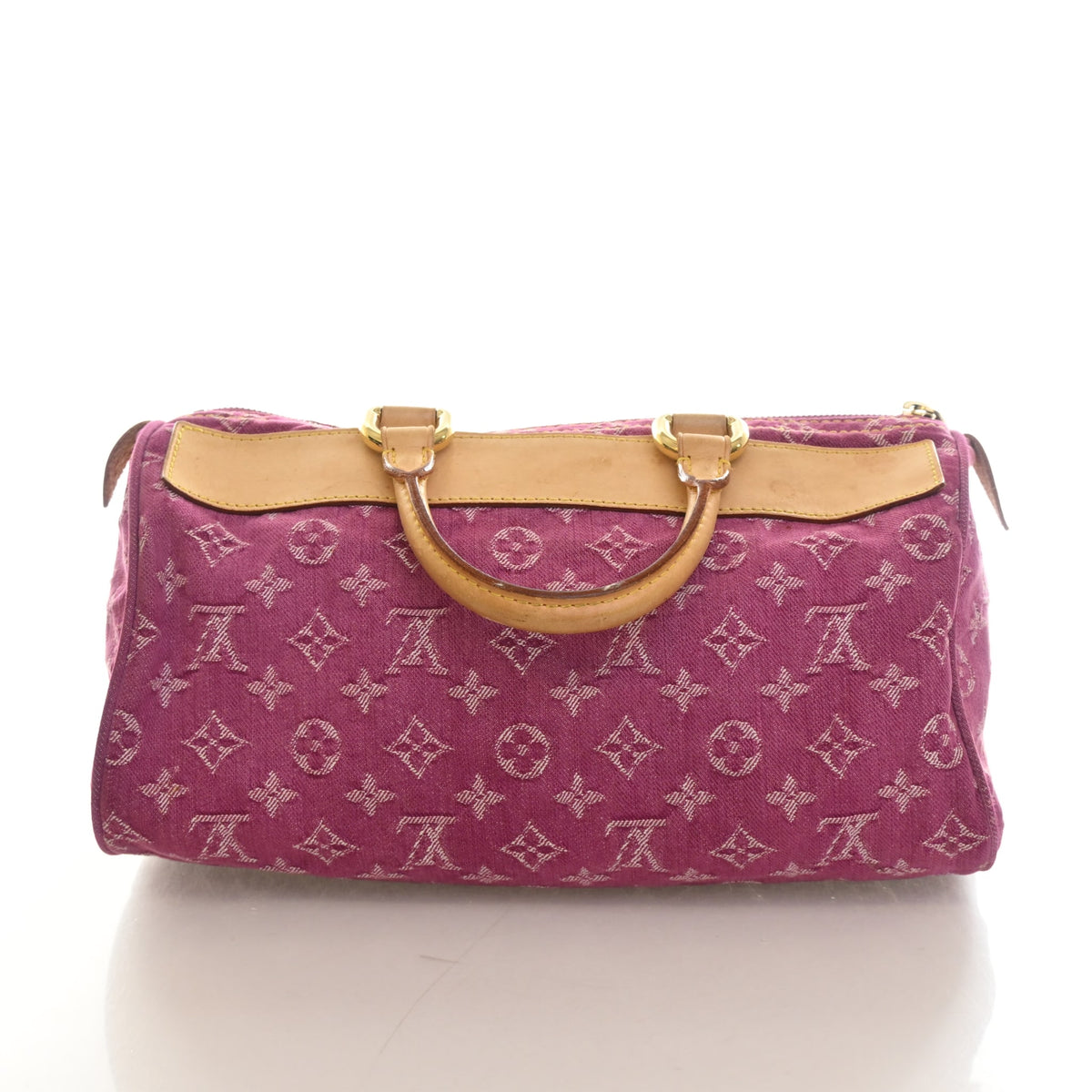 Vintage Louis Vuitton Speedy Monogram Denim Neo, front view, photo 10 of 16