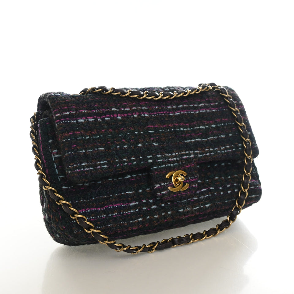 Chanel Medium Tweed Classic Double Flap Bag