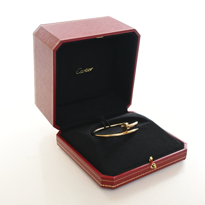 Cartier Classic Model Juste Un Clou Bracelet Sz 16