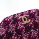 Chanel Purple Tweed Houndst...