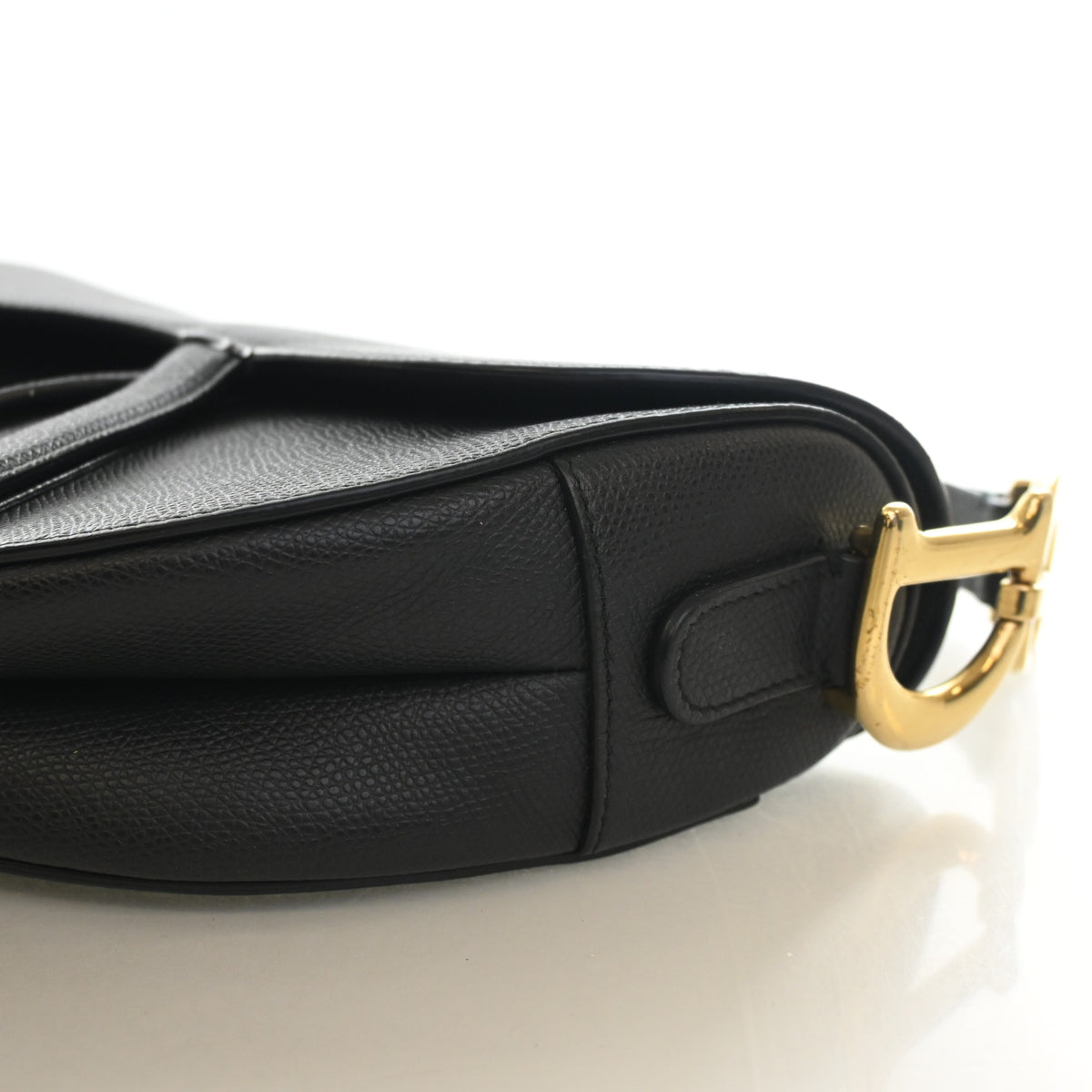 Pre-Owned Christian Dior Saddle Bag Medium Calfskin, side profile, photo 7 of 13