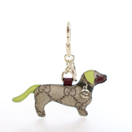 Gucci GG Supreme Dog-Shaped Bag Charm – Luxe Du Jour