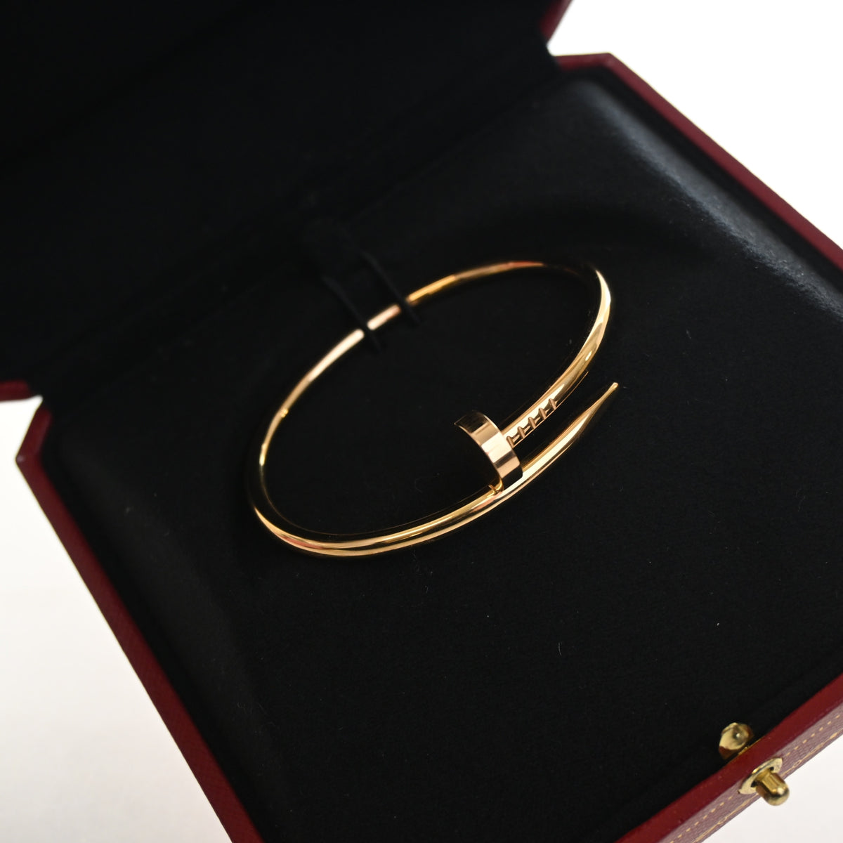 Pre-Owned Cartier Juste Un Clou Sz 16 Classic Model Bracelet, front view