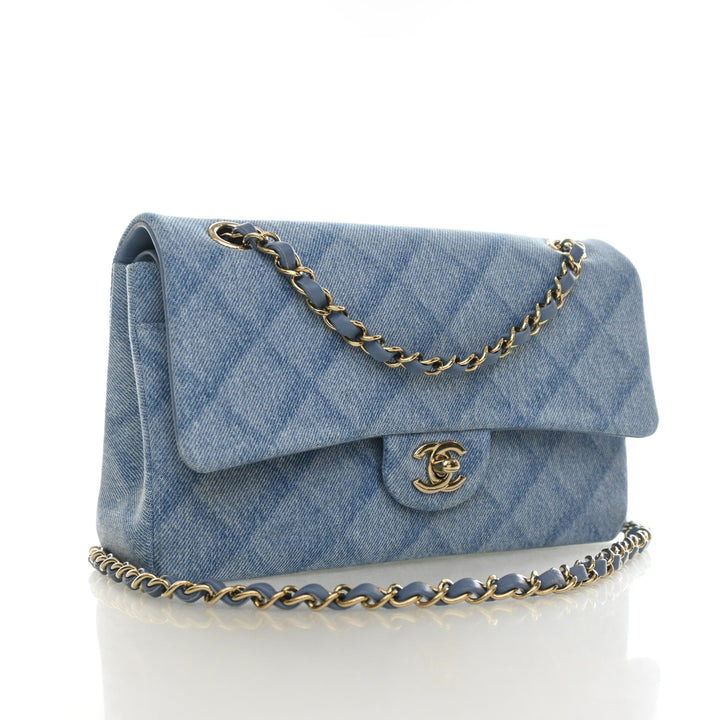 Chanel Medium Denim Classic Double Flap Bag