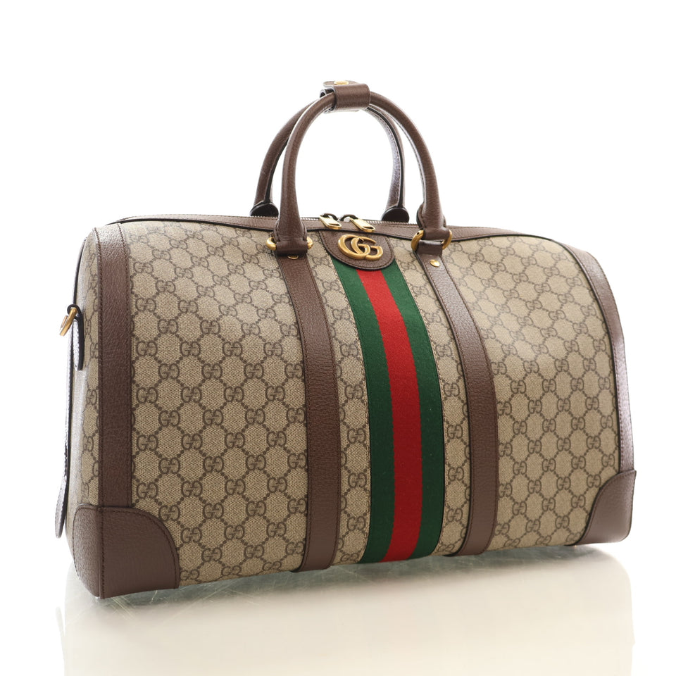 Gucci Medium GG Supreme Savoy Duffle