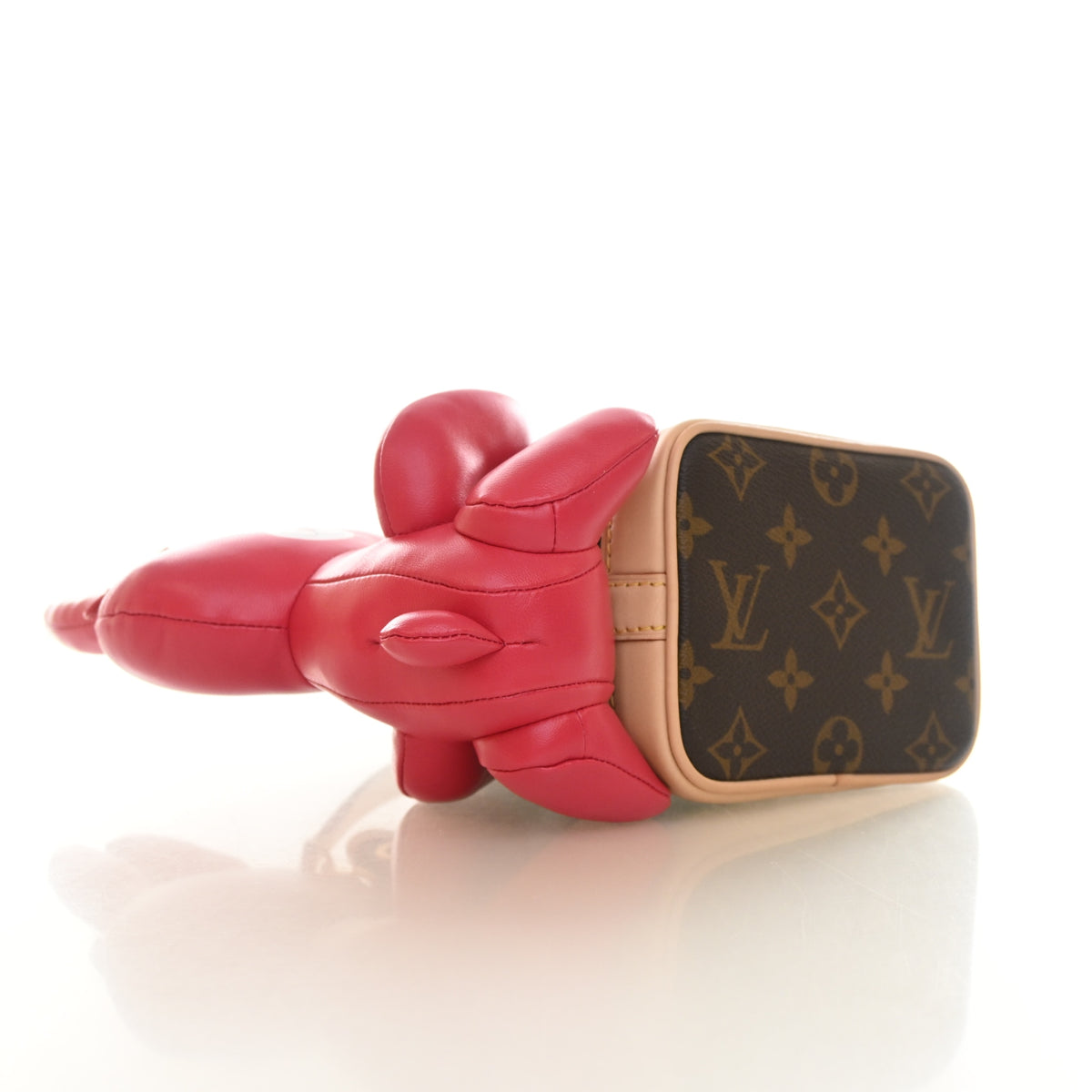 Pre-Owned Louis Vuitton Nano X Sun Yitian Monogram Animogram Noe, side profile