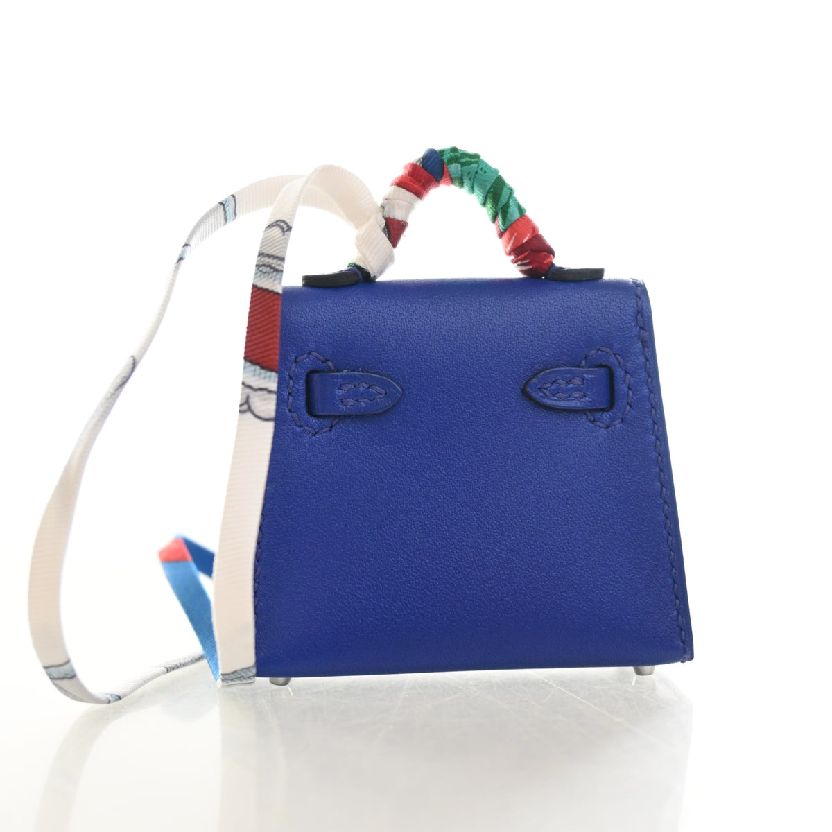 Hermes Bleu Electric Tadelakt Mini Kelly Twilly Bag, photo 8 of 9