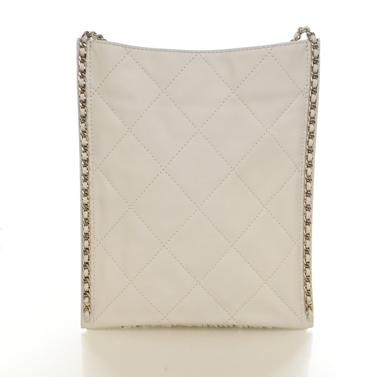 Chanel Lambskin Fringe Flat Shopping Bag, photo 11 of 13
