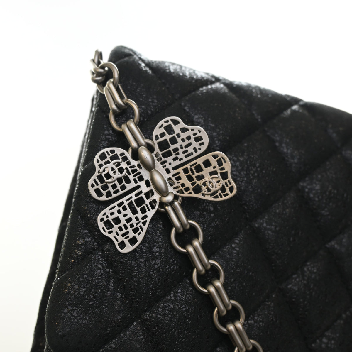 Chanel Fabric Butterfly Clutch On Chain, photo 5 of 15