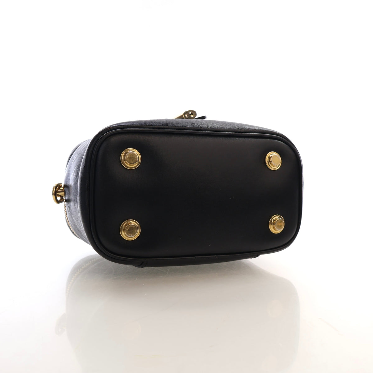 Pre-Owned Louis Vuitton Vanity PM Monogram Embossed Lambskin, base view