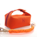 Hermes Orange Feu Toile Bri...