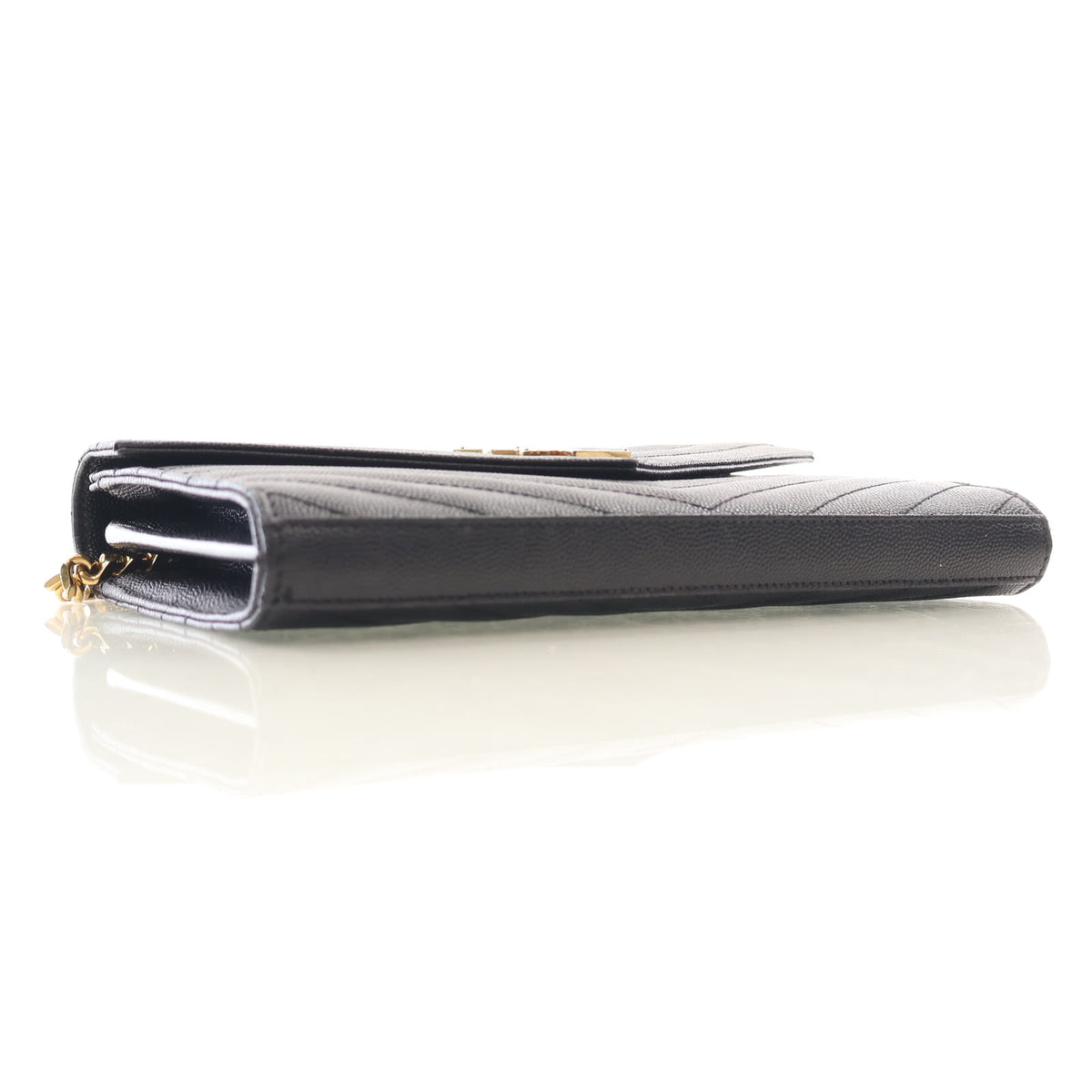 Saint Laurent Calfskin Cassandre Envelope Chain Wallet, photo 5 of 20