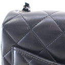 Chanel Lambskin So Black Mi...