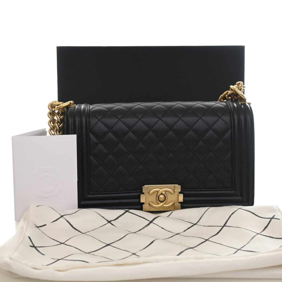 Chanel Medium Caviar Boy Bag, photo 14 of 15