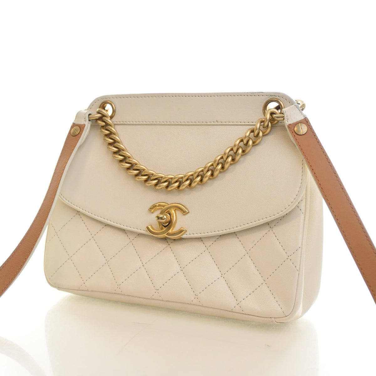 Chanel Calfskin Curved Shoulder Bag, photo 3 of 19
