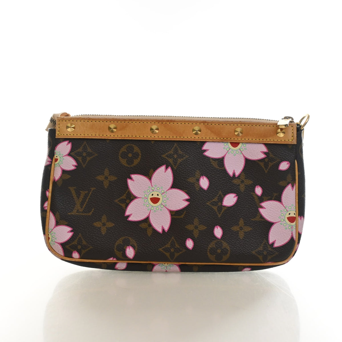 Vintage Louis Vuitton Pochette Monogram Cherry Blossom Accessoires, front view, photo 11 of 18
