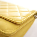 Chanel Yellow Lambskin Wall...