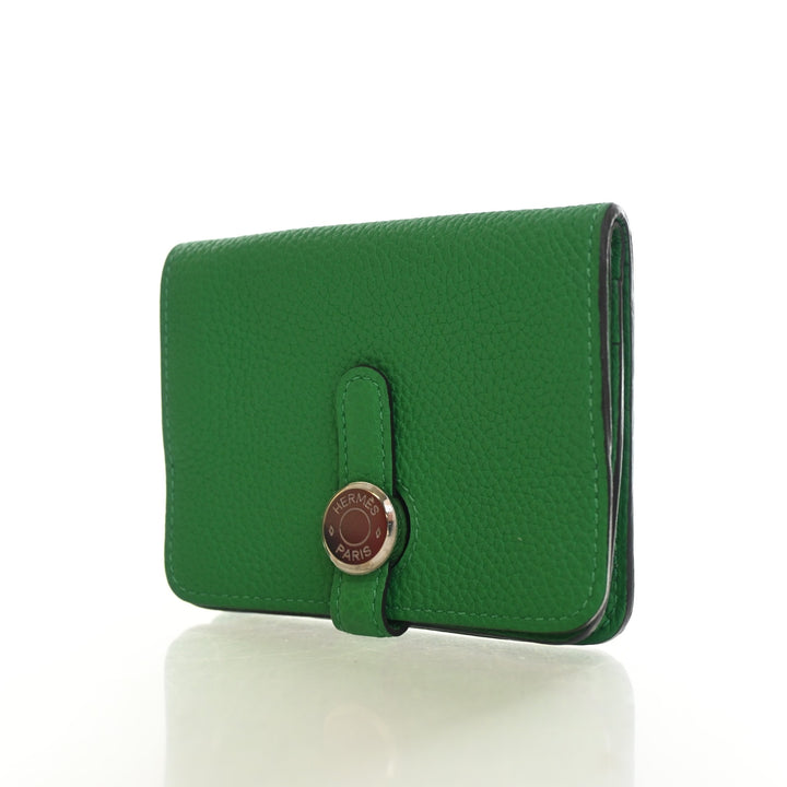 Hermes Bamboo Togo Dogon Compact Wallet