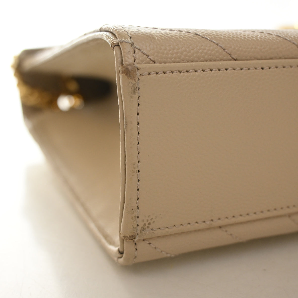 Saint Laurent Large Calfskin Envelope Flap Bag, photo 14 of 15