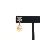 Chanel Pearl CC Drop Earrings