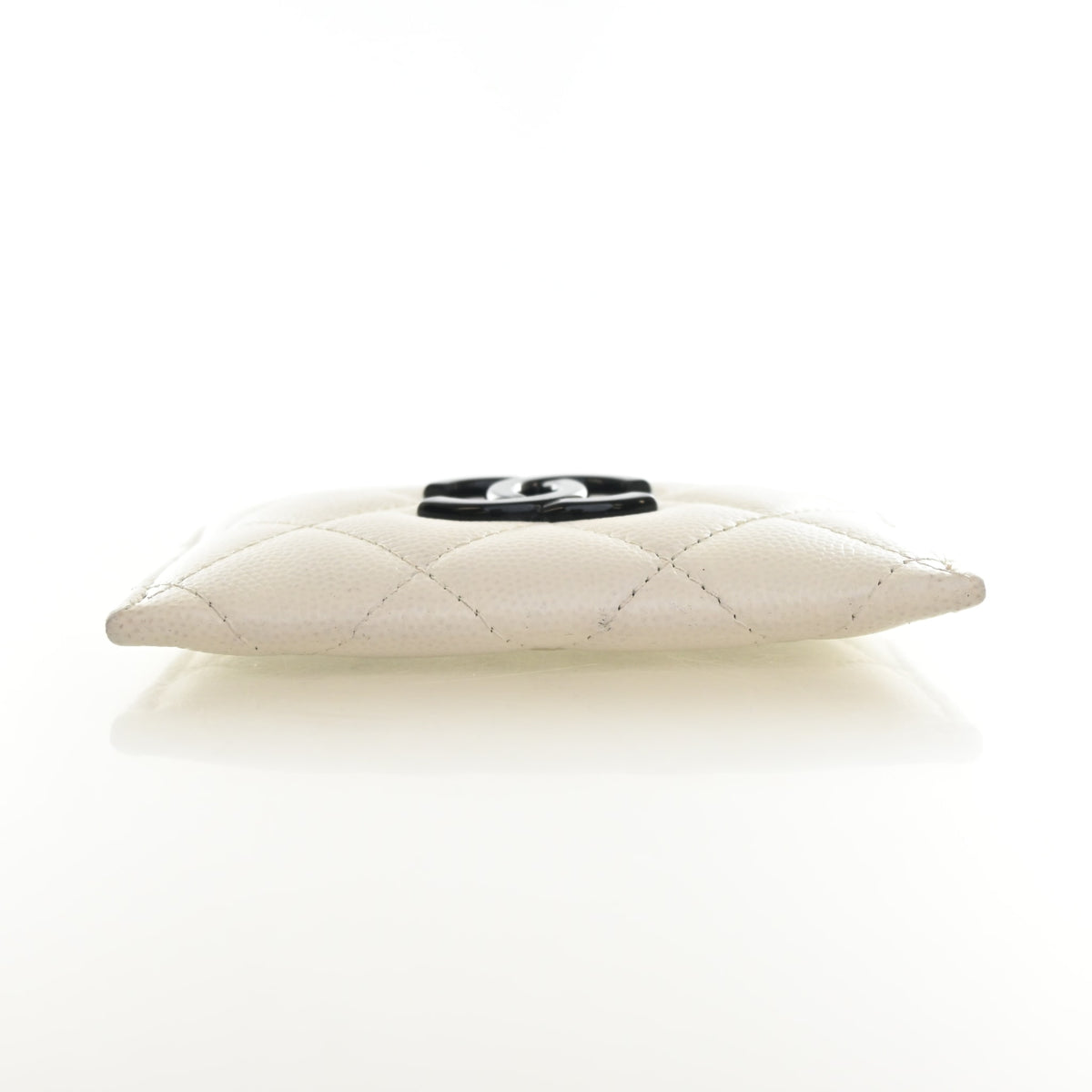 Pre-Owned Chanel Card Holder Caviar Leather My Everything, side profile, photo 9 of 13