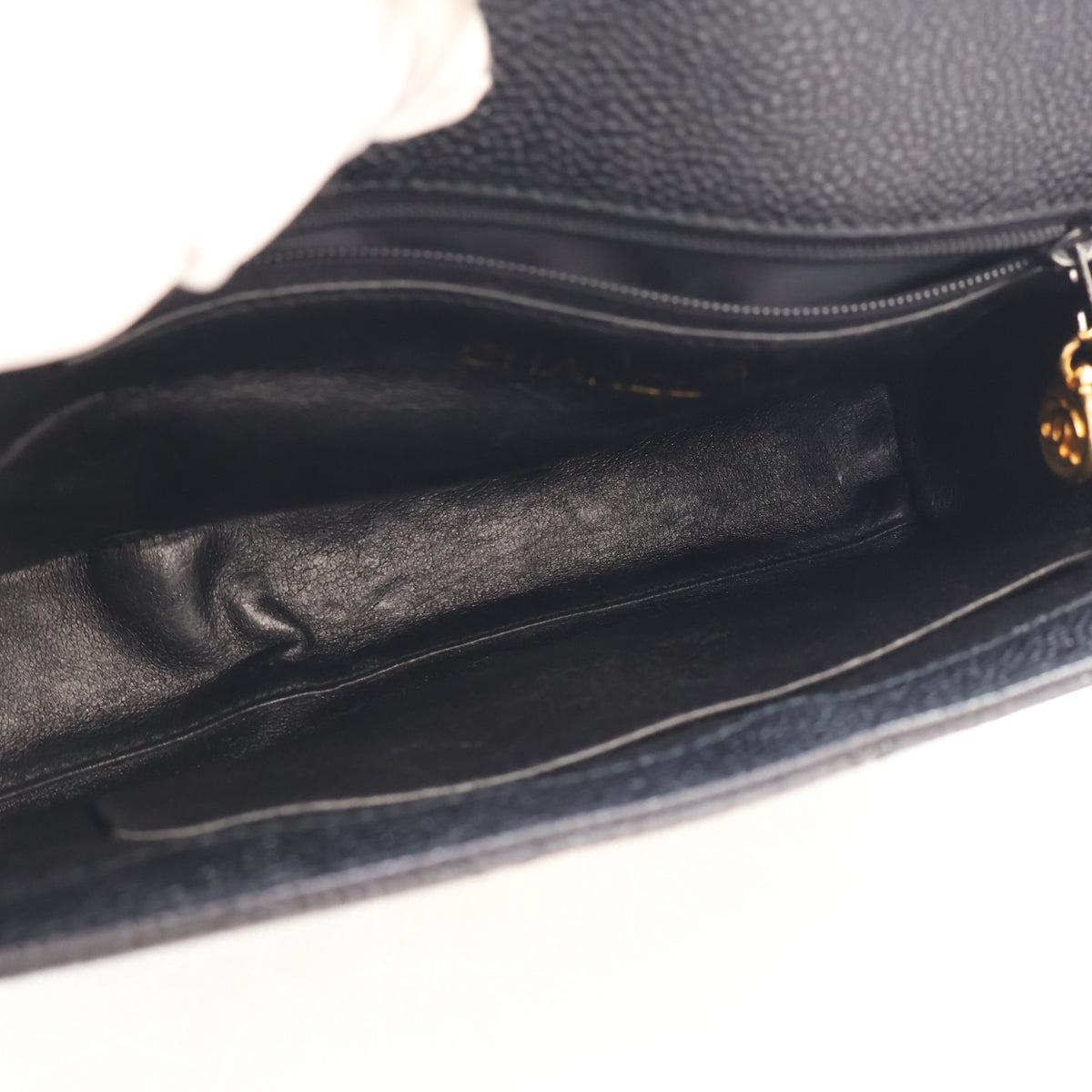Chanel Vintage Medium Quilted Caviar Flap Bag, photo 15 of 17