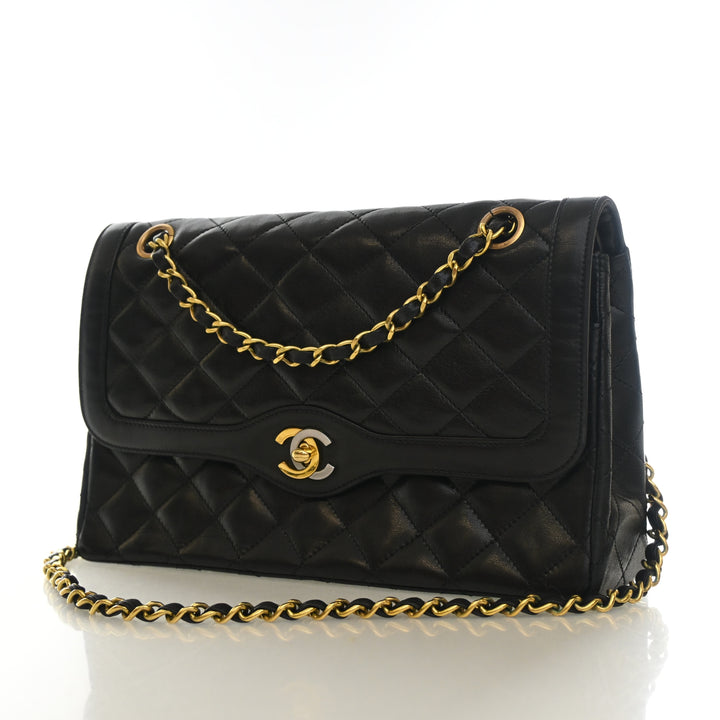 Chanel Vintage Lambskin Paris Double Flap
