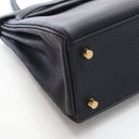 Hermes Noir Togo Kelly 25