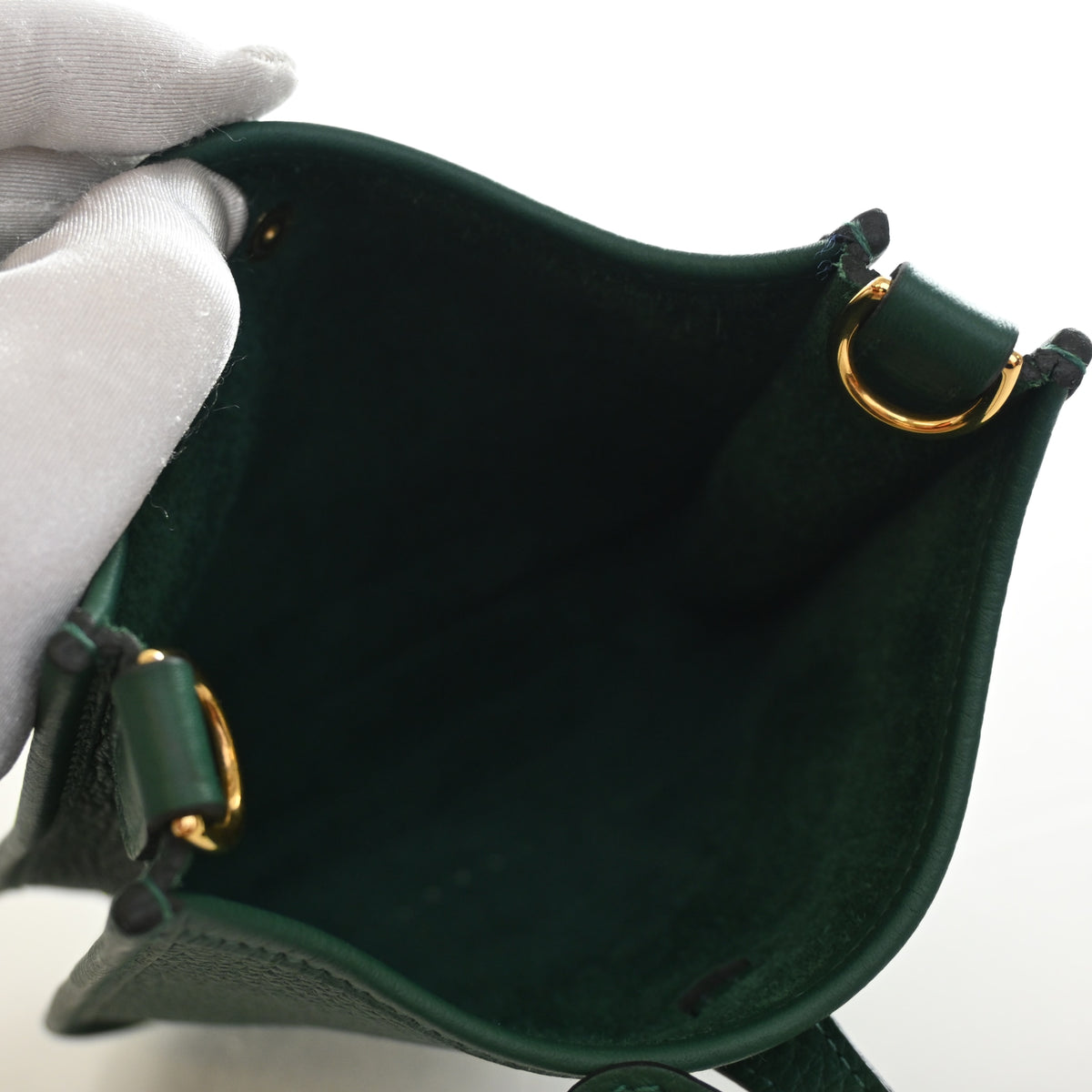 Hermes Vert Moyen Clemence Evelyne TPM 16, photo 13 of 14