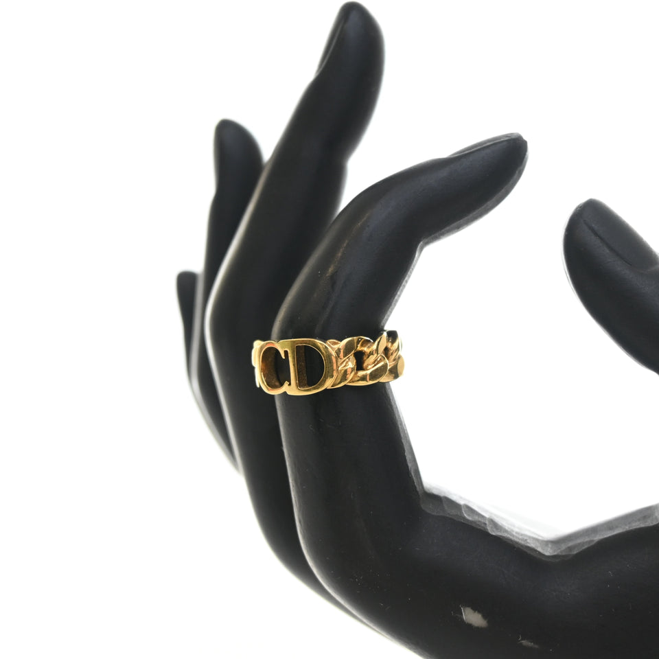 Christian Dior CD Ring Sz 5.5