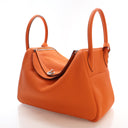 Hermes Orange H Clemence Li...
