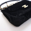 Chanel Small Velvet Wavy CC...