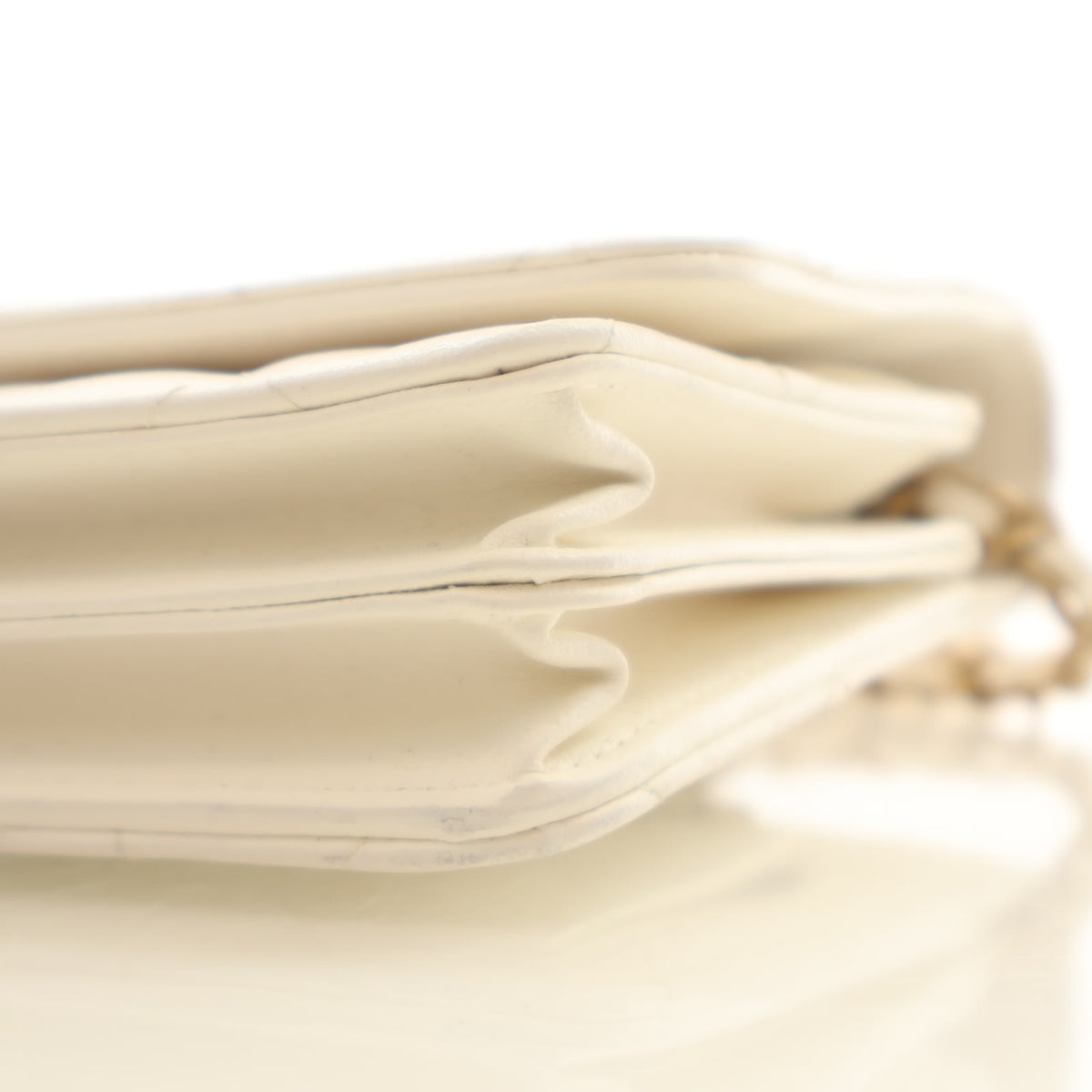 Pre-Owned Chanel Wallet On Chain Lambskin WOC, side profile, photo 8 of 18