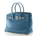 Hermes Bleu Jean Togo Birki...