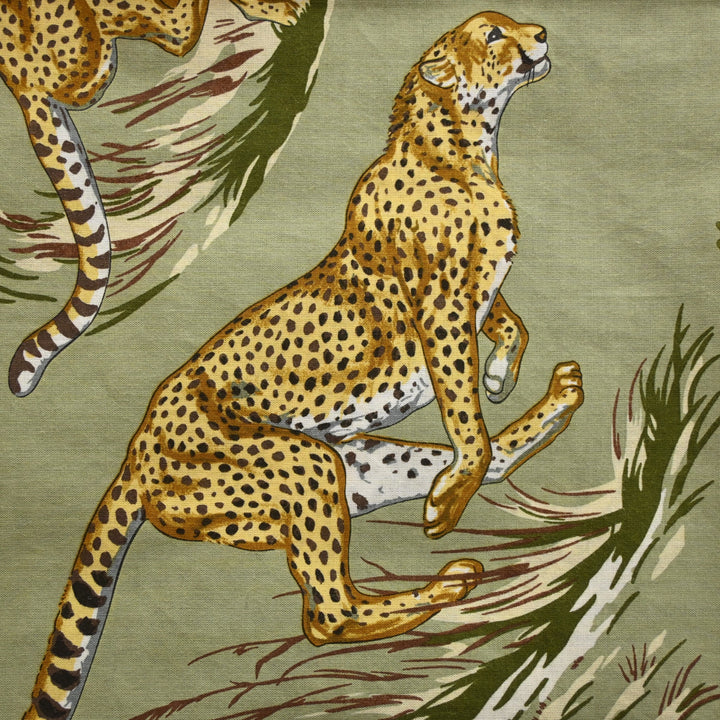 Hermes Guepards Cotton Scarf 80