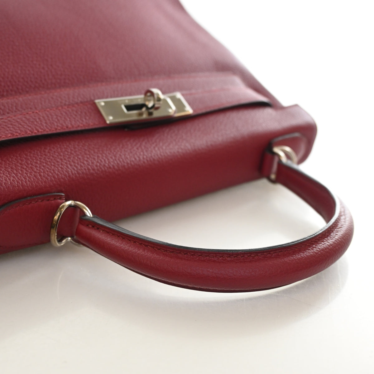 Hermès Rouge Grenat Togo Kelly 28, photo 10 of 16