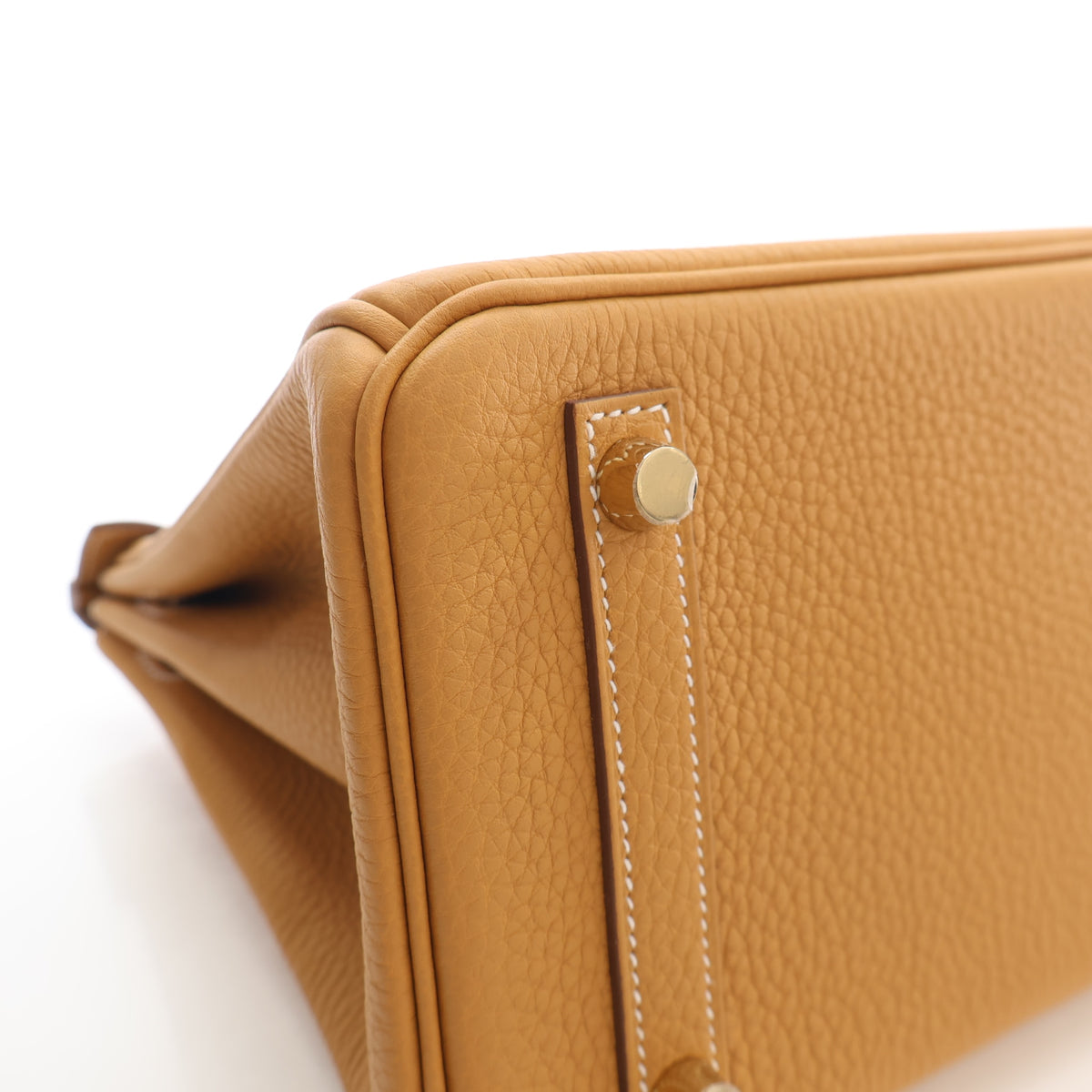 Pre-Owned Hermès Birkin 25 Naturel-sabel Togo Leather, base view