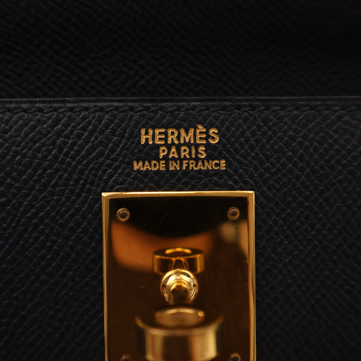 Hermes Vintage Bleu Marine Courchevel Kelly 32, photo 19 of 23