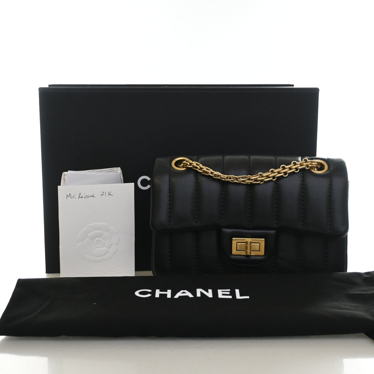 Chanel Mini Lambskin Quilted 2.55 Flap, photo 16 of 16
