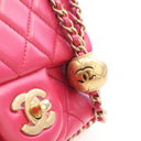 Chanel Mini Lambskin Square...